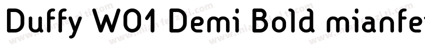 Duffy W01 Demi Bold mianfeiziticom字体转换